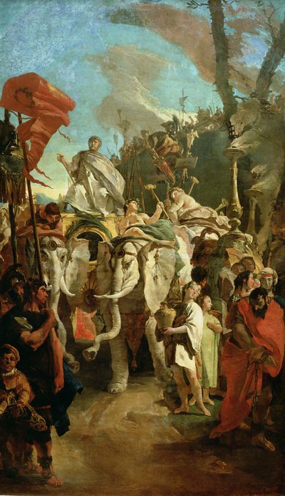 The Triumph of the Commander Manius Curius Dentatus, 1725-30 by Giovanni Battista Tiepolo